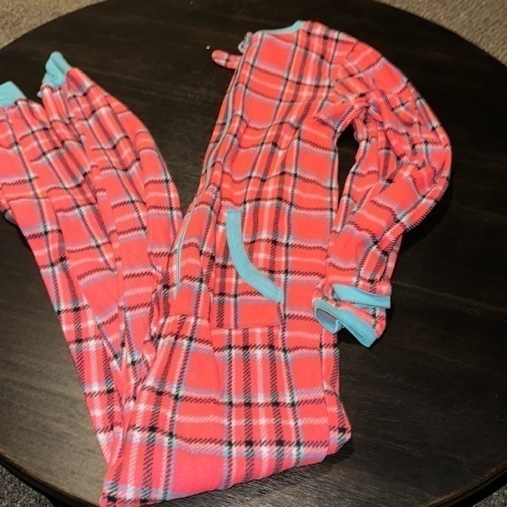 Footless fleece onesie
